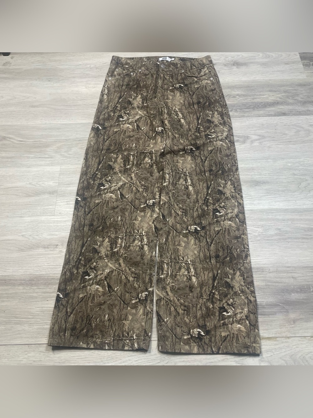 Refuge Camouflage wide-Leg Pants sz S